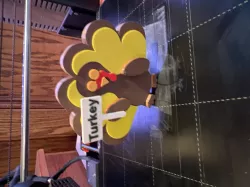 Turkey Sign Holder