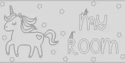 Unicorn Room Sign