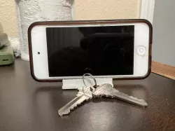 Universal iPhone key chain stand