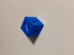 XYZ Calibration cube 20x20x20mm