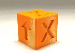 20 mm XYZ Calibration Cube by R3D