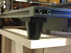2040 Rubber Foot Spacer - 10mm rise