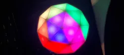 2v Geodesic Light Sphere