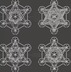 3D Metatron Sacred Geometry