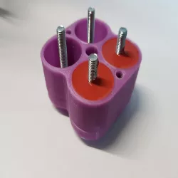 Artillery Sidewinder X1 - Silicone dampers form for the heatbed