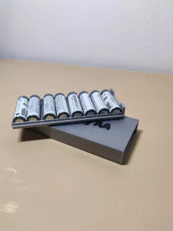 Battery AA Box With Rail