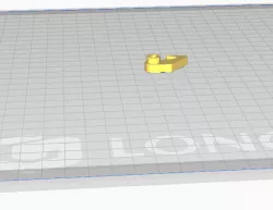 Bixolon SRP-77011 label printer lid clip - left side