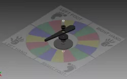 BOARD GAME ARROW SPINNER