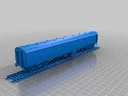 British Rail Mk1 Coach ho scale 3D Model