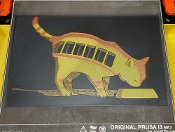 Cat-Bus Totoro Wall art