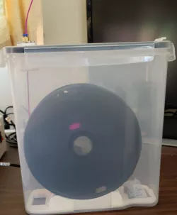 Cereal Container Spool Roller