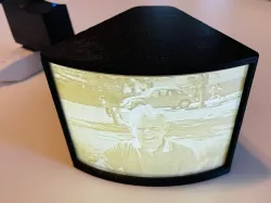 Curved Lithophane Box