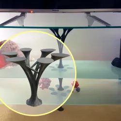 Decorative shelf support