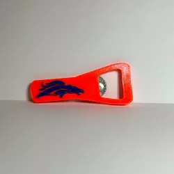 Denver Broncos Logo bottle opener