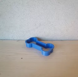 Dog bone cookie cutter