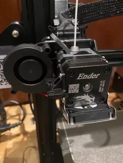 Ender 3 Sprite Extruder hot end fan replacement with 5015 blower