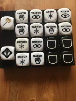 Escape the Dark Castle dice organizer