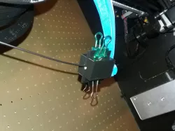 Filament binder clip cleaner