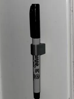 Fine Tip Sharpie Holder with Embedded Magnet