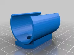 Flashlight clamp mount for picatinny rail