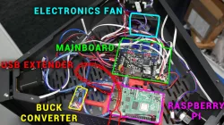 FLsun Super Racer Raspberry Pi mount / mainboard spacer