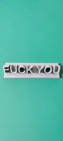Fuck you sign