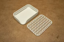 Fuzzy Skin & Custom Infill Based Sponge/Soap Dish