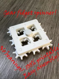 Gear fidget spinner