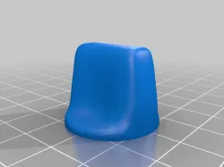 Generic 1/4" "D" Post Knob for Broan Range Hood Fan Switch
