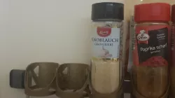 Gewürz Halter Spice rack 44mm + 56mm + 5mm bar - 1x 2x 3x 68x93mm Big pack