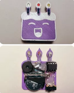 Happy Birthday Pin