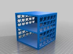 Heart-Decor drawers