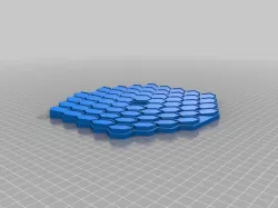 Hexagonal Mirror Arrays (focused on a single point in space)