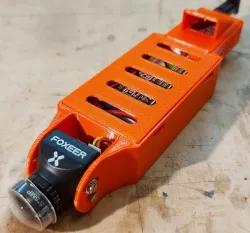 Housing for an FPV camera incl. transmitter and battery.