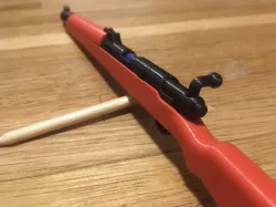 Kar98k bolt action ballpoint pen - bent bolt handle