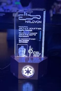 LED Halcyon Passport Display Stand