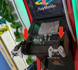 Light Gun Holster mount for PlayStation 1 Kiosk