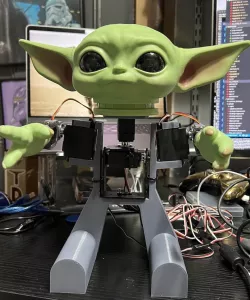 Low Cost Grogu Animatronic
