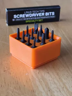 LTT Screwdriver Bit Holder - Gridfinity