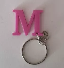 M keychain