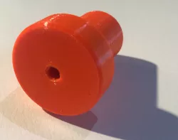 MFT bench dog with hole for M5 screw