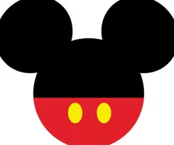 Mickey Mouse Shirt Button