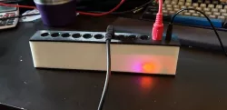 MIDI Thru 1in -> 10out splitter case