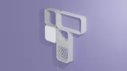 Modular Shelving Set - Shelves, Lamp, and Planter