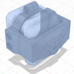 Mount for Logitech Camera on NEMA 17 Stepper Motor