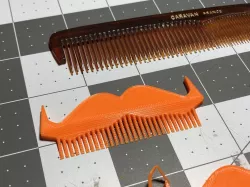 Movember Mustache Comb