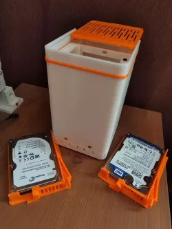 NAS Case for ODROID-HC4 (only for 2.5 disks)