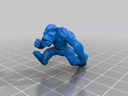 Orc running away