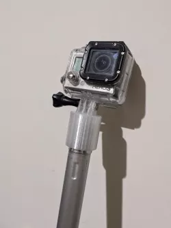 Paint pole to Go Pro adapter