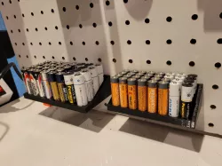Pegboard Battery Trays